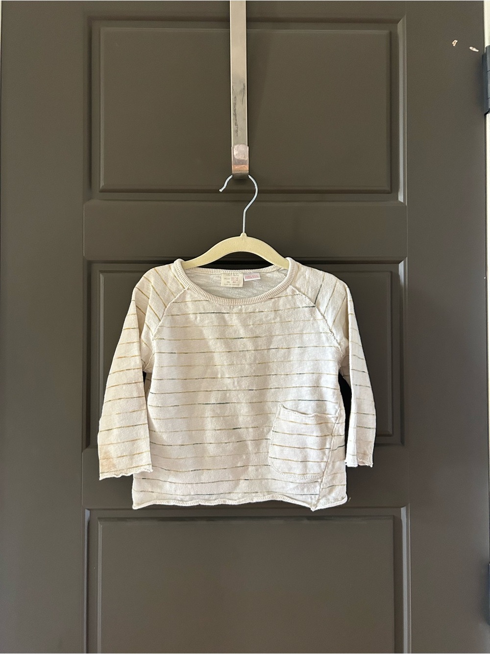 Zara Baby Toddler Long Sleeve Crewneck Sweater with Pocket